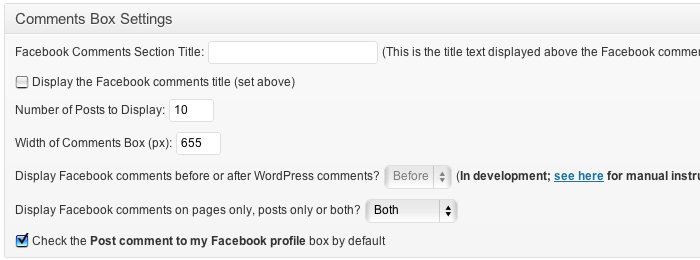 Facebookコメントを利用するためのWordPressプラグイン「Facebook Comments for WordPress」の設定方法