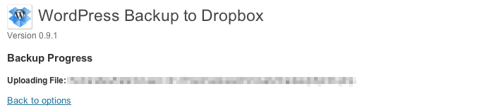 Dropboxとの連携が楽だったので「WordPress Backup to Dropbox」プラグインを使ってみた。